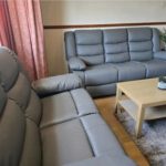 Grey Reclining 3 Seater + 2 Seater set